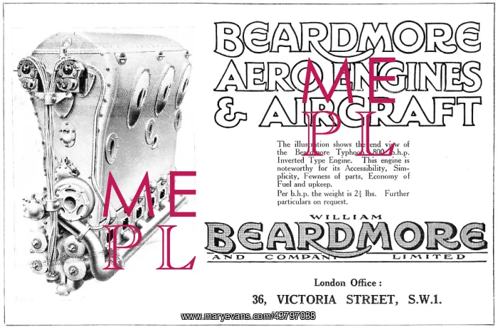 : Beardmore Typhoon Aero Engines 1925 : Beardmore Typhoon Aero Engines 1925