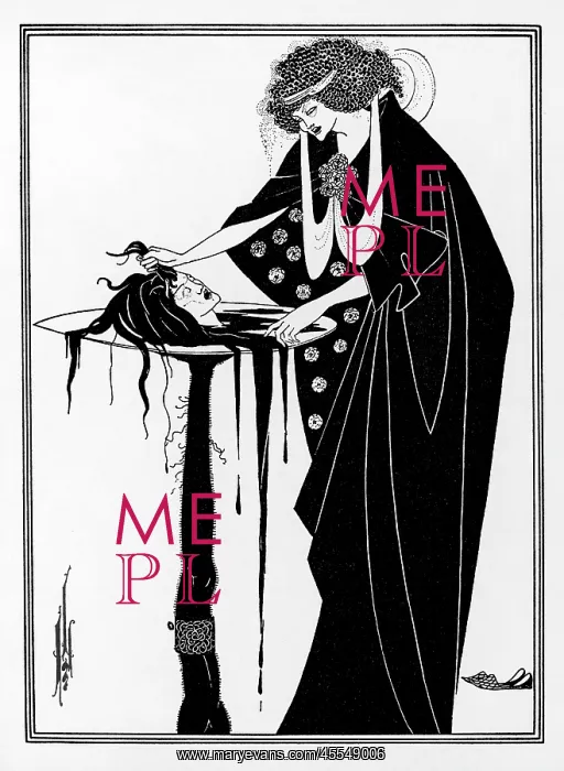  : Beardsley - Salome - Head