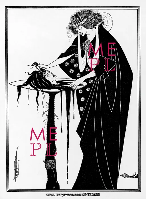  : Beardsley - Salome - Head