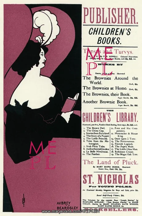 : BEARDSLEY WOMAN READING : BEARDSLEY WOMAN READING