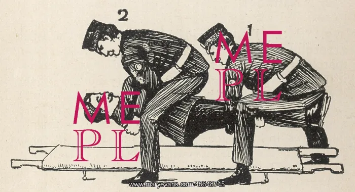 : Two bearers and patient (2 of 2) : Two bearers and patient (2 of 2)