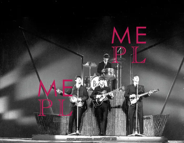  : The Beatles performing at the London Palladium