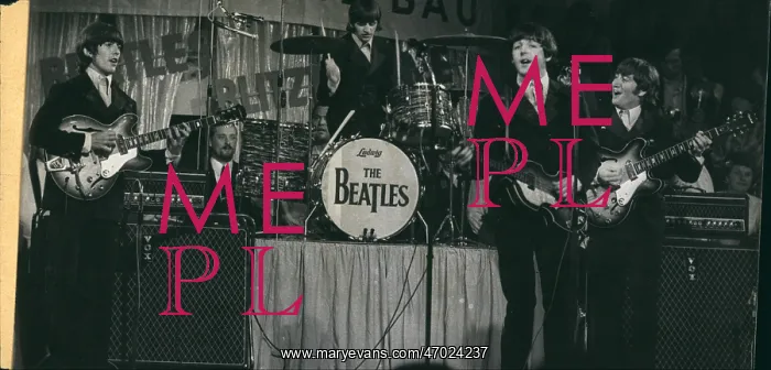 : The Beatles performing in Munich, Germany : The Beatles performing in Munich, Germany