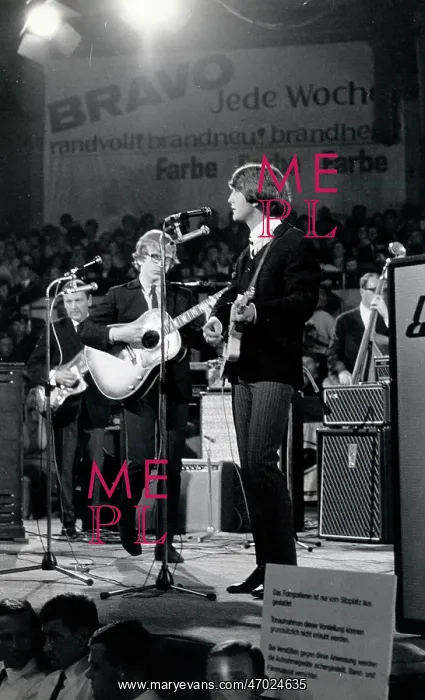 : The Beatles performing in Munich, Germany : The Beatles performing in Munich, Germany