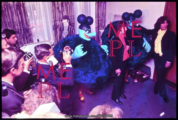 : The Beatles at PR launch of Yellow Submarine : The Beatles at PR launch of Yellow Submarine