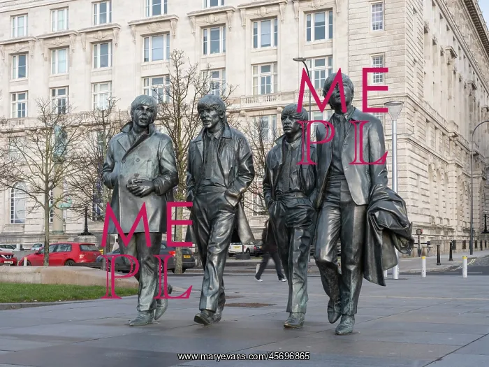 : Beatles statue, Liverpool, England : Beatles statue, Liverpool, England