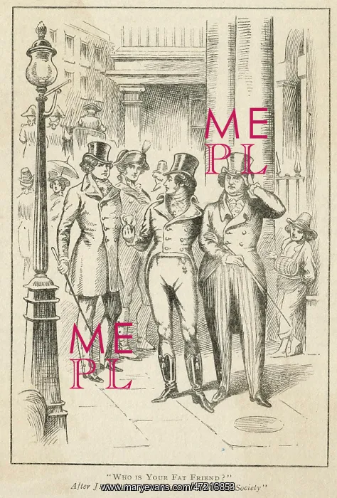 : Beau Brummell Satire : Beau Brummell Satire