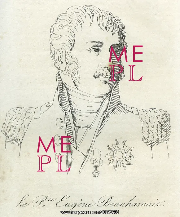 : Beauharnais, Eugene de, 3.9.1781 - 21.2.1824 : Beauharnais, Eugene de, 3.9.1781 - 21.2.1824
