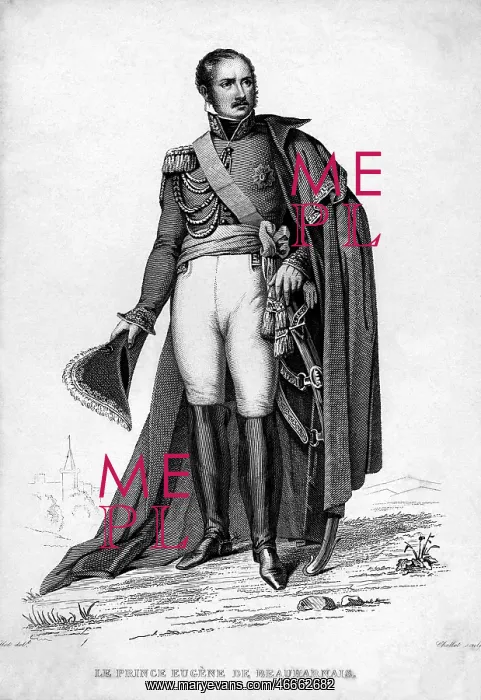 : Beauharnais, Eugene de, 3.9.1781 - 21.2.1824 : Beauharnais, Eugene de, 3.9.1781 - 21.2.1824
