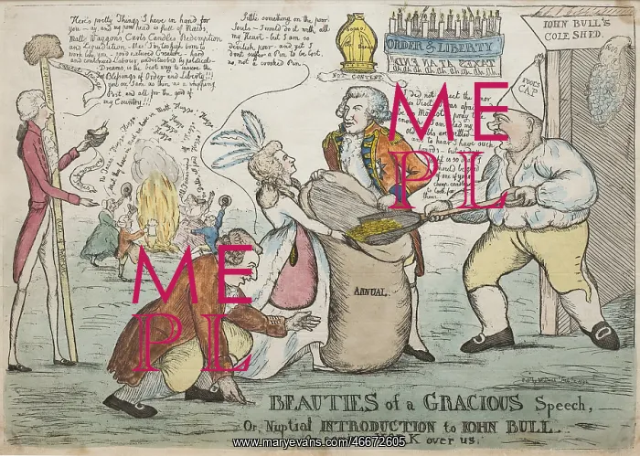 : Beauties of a Gracious Speech, 1792 : Beauties of a Gracious Speech, 1792