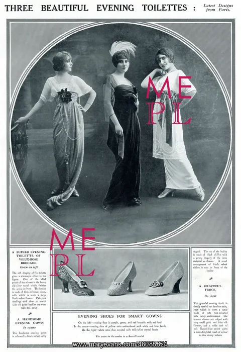 : Beautiful evening dresses 1913 : Beautiful evening dresses 1913