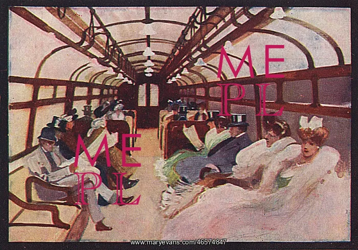 : Beautifully dressed passengers on the Underground : Beautifully dressed passengers on the Underground
