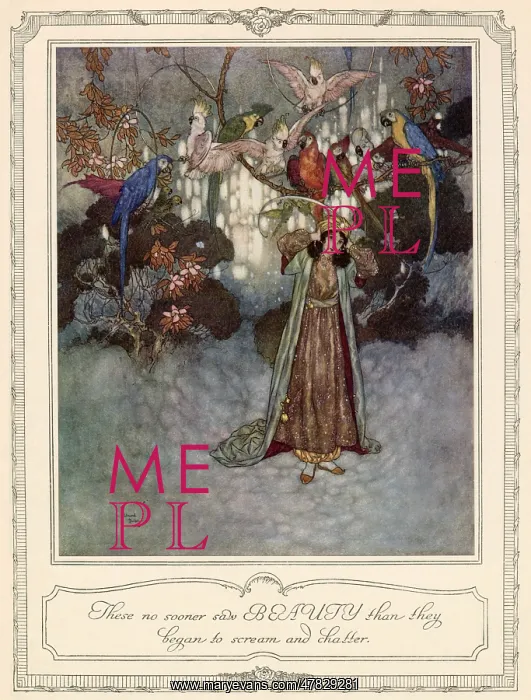 : Beauty and the Beast - Edmund Dulac : Beauty and the Beast - Edmund Dulac