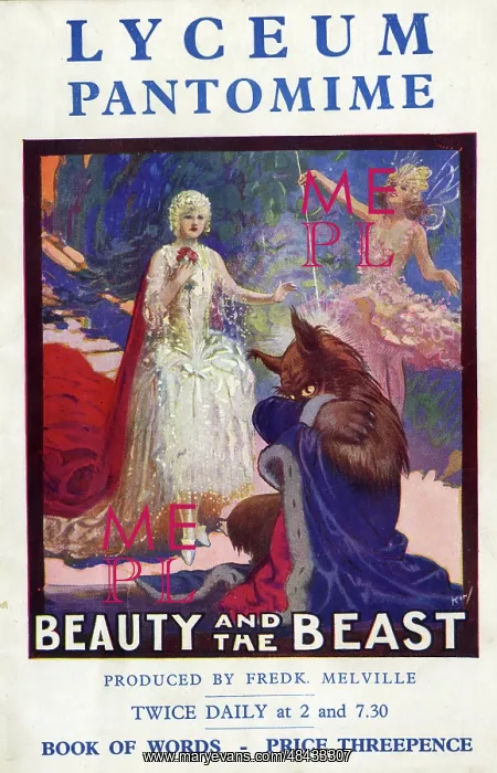 : Beauty and the Beast, Lyceum Pantomime : Beauty and the Beast, Lyceum Pantomime