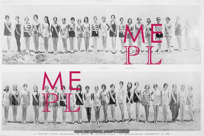 : BEAUTY CONTEST 1929 : BEAUTY CONTEST 1929
