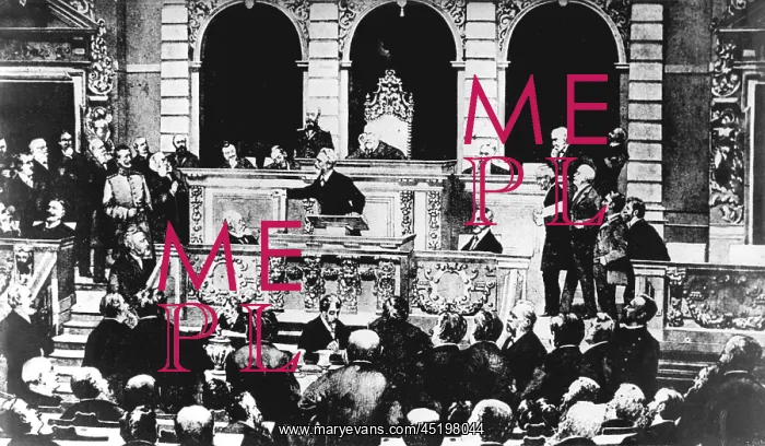  : Bebel speaks in the Reichstag