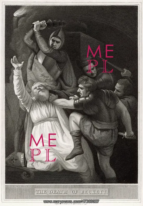 : BECKET ASSASSINATED / 1170 : BECKET ASSASSINATED / 1170