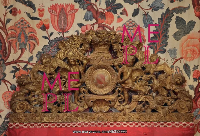 : Bed of Adrien de Noailles, Chateau de Maintenon : Bed of Adrien de Noailles, Chateau de Maintenon