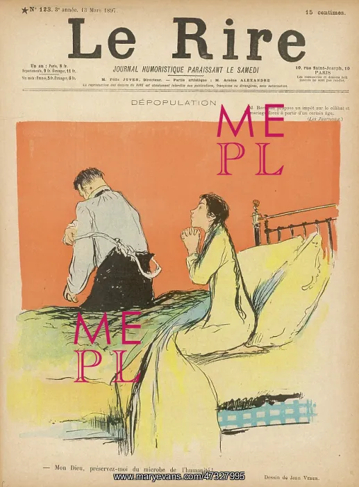 : IN BED / PRAYING 1897 : IN BED / PRAYING 1897