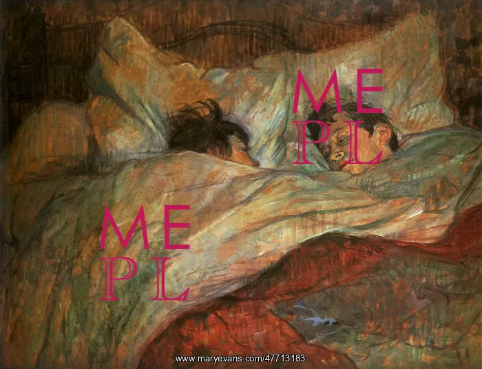 : In Bed, by Toulouse-Lautrec : In Bed, by Toulouse-Lautrec