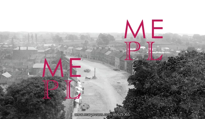  : Bedale, from the tower of St Gregory's Church 1896