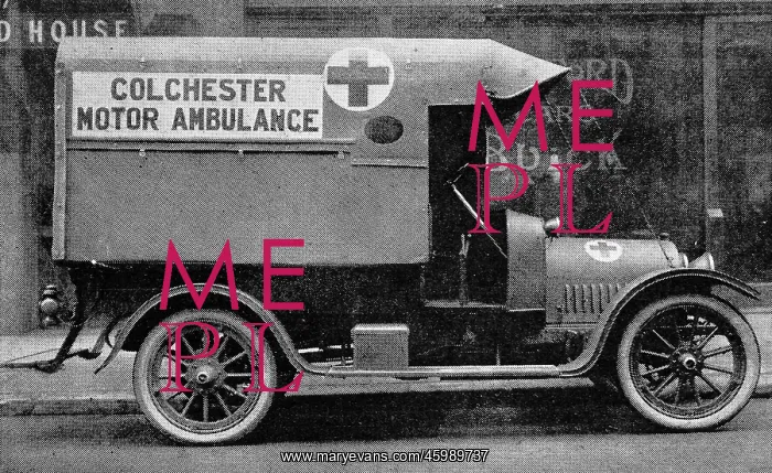 : A Bedford-Buick ambulance : A Bedford-Buick ambulance