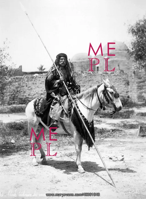  : Bedouin on horseback, 1931