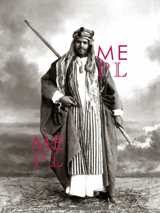  : Bedouin man, Egypt, circa 1880s