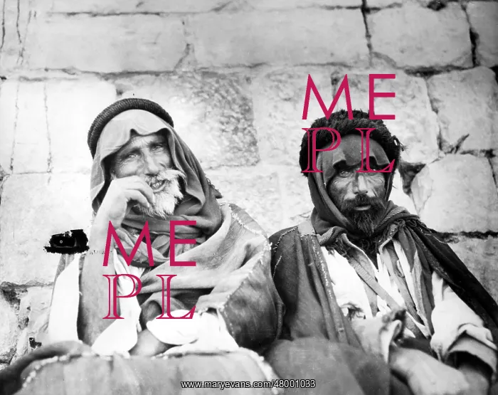 : Bedouins. Two Bedouins in Jerusalem : Bedouins. Two Bedouins in Jerusalem