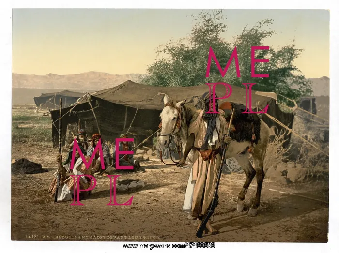 : Bedouins and their tents, Holy Land : Bedouins and their tents, Holy Land