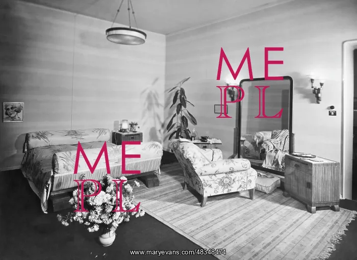 : Bedroom, 1937 : Bedroom, 1937