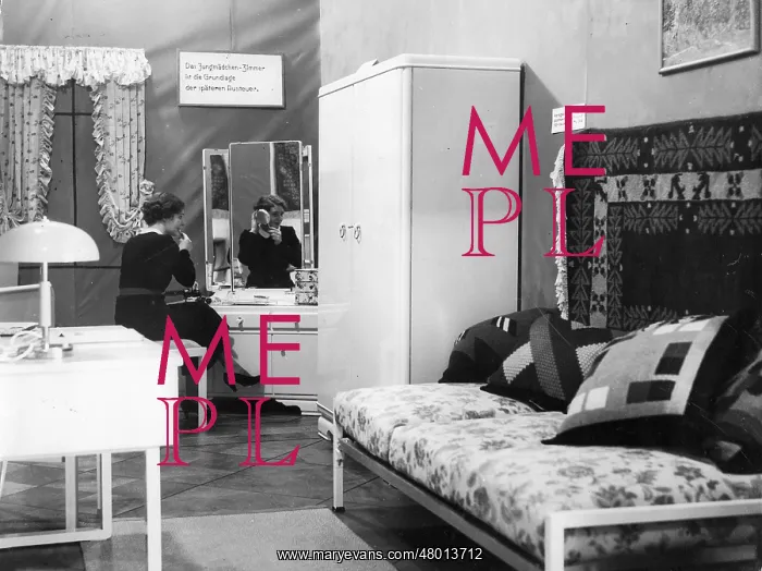 : Bedroom from an exhibition, 1936 : Bedroom from an exhibition, 1936
