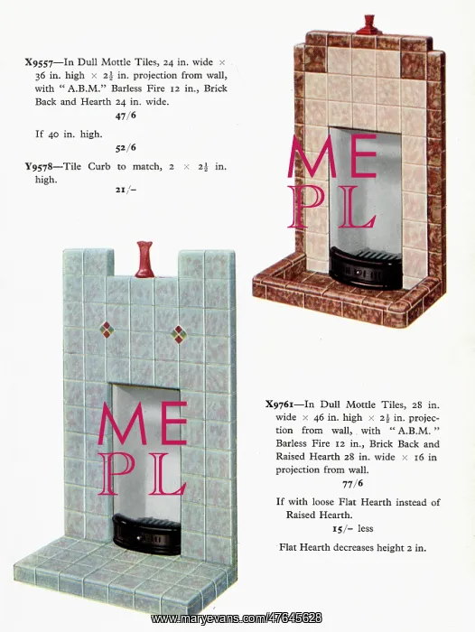 : Two bedroom fireplace 1936 : Two bedroom fireplace 1936