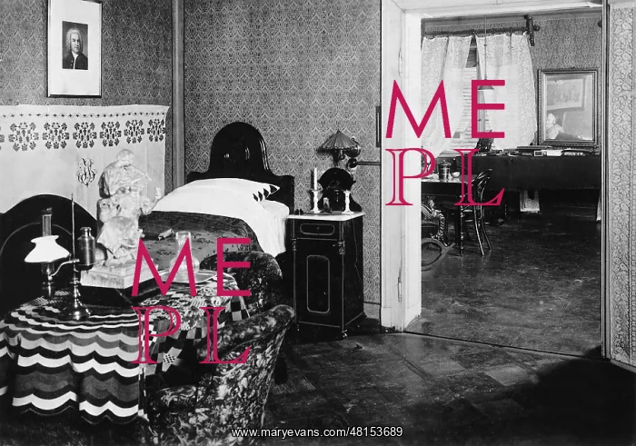 : The bedroom of Johannes Brahms : The bedroom of Johannes Brahms