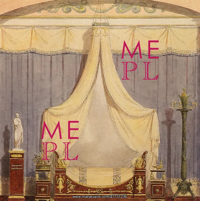 : The Bedroom of Mme Recamier, Paris : The Bedroom of Mme Recamier, Paris