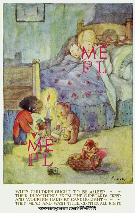 : Bedtime. Pub: Humphrey Milford, Postcards for the Little Ones' : Bedtime. Pub: Humphrey Milford, Postcards for the Little Ones'