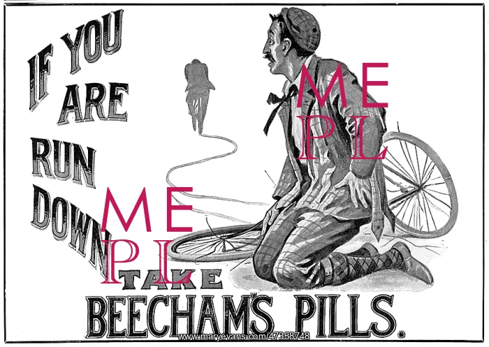 : BEECHAMS PILLS CYCLE AD : BEECHAMS PILLS CYCLE AD