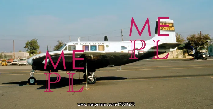 : Beechcraft U-8F Seminole 62-3850 : Beechcraft U-8F Seminole 62-3850