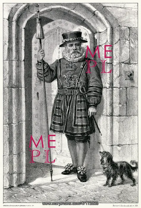 : Beefeater at the Tower of London : Beefeater at the Tower of London