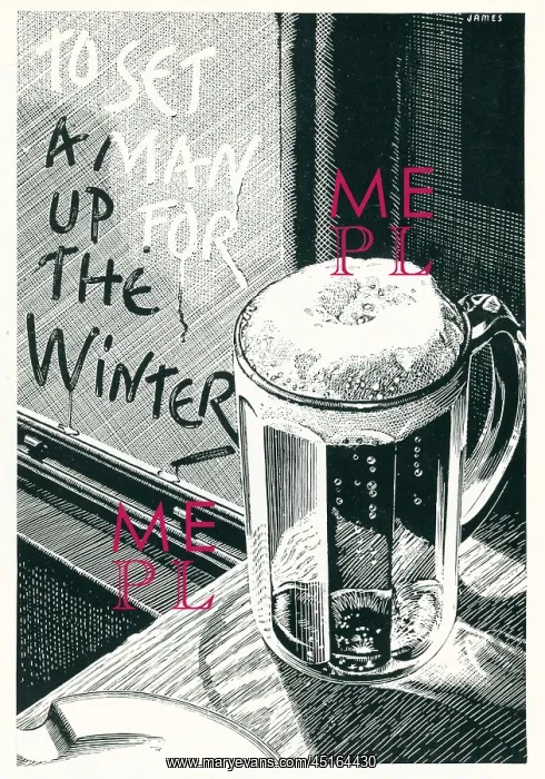 : Beer Is Best Advertisement Illustration : Beer Is Best Advertisement Illustration