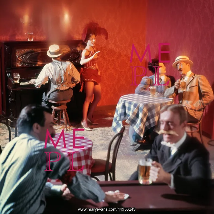 : Beer Parlour with Ragtime Piano Player : Beer Parlour with Ragtime Piano Player
