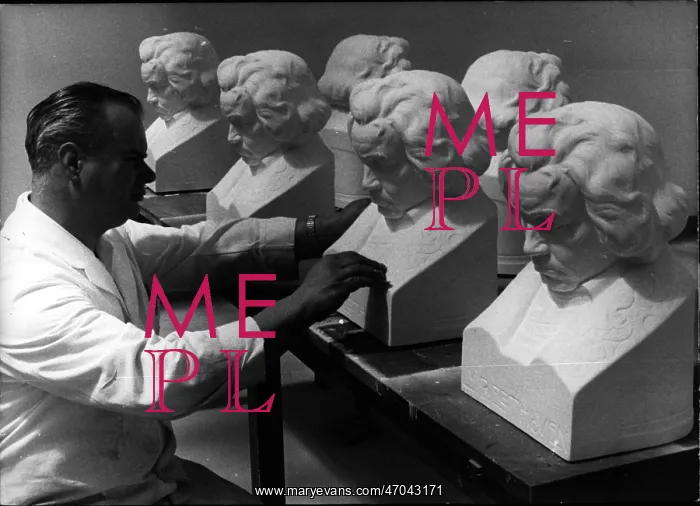 : Beethoven busts made in Bonn, Germany, for anniversary : Beethoven busts made in Bonn, Germany, for anniversary