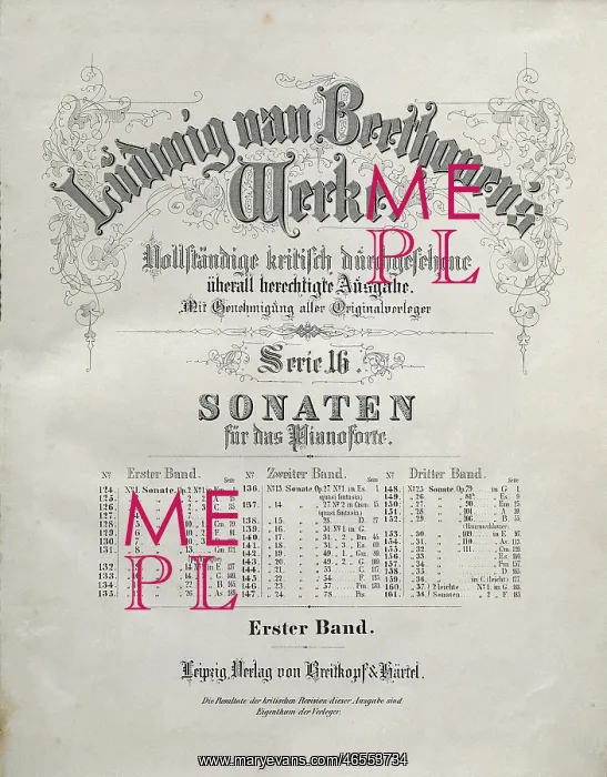 : Beethoven, Ludwig, van. German composer. Sonatas : Beethoven, Ludwig, van. German composer. Sonatas