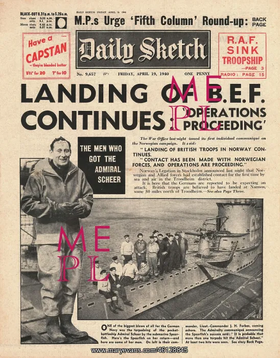 : BEF continue landings in Norway : BEF continue landings in Norway
