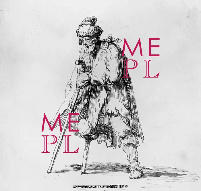  : Beggar on crutches