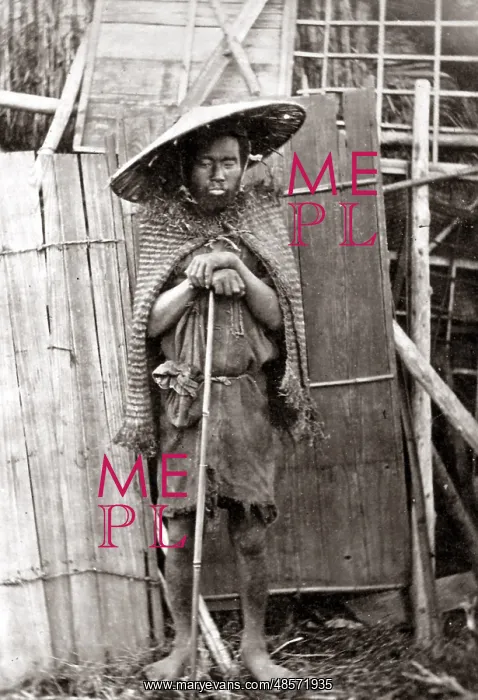  : Beggar, Japan, 1870s
