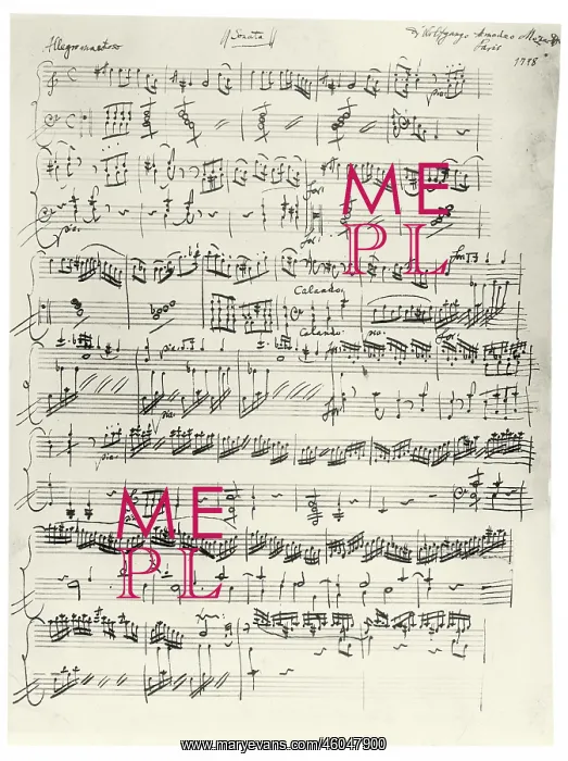  : Beginning of the clavier sonata A-Moll
