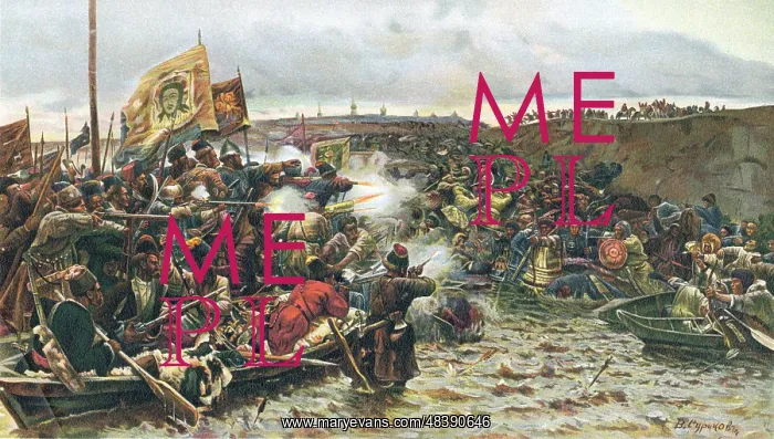  : Beginning of conquest of Siberia. Cossacks under