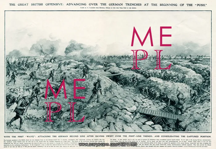 : The beginning of the Somme offensive 1916 : The beginning of the Somme offensive 1916