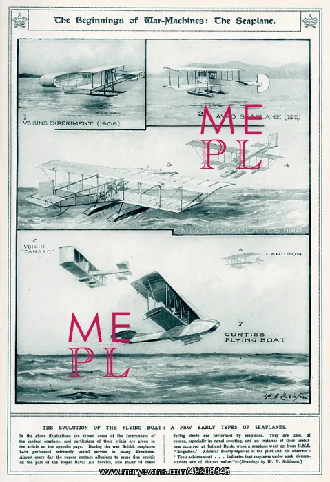 : Beginning of War Machines: The Seaplane 1916 : Beginning of War Machines: The Seaplane 1916